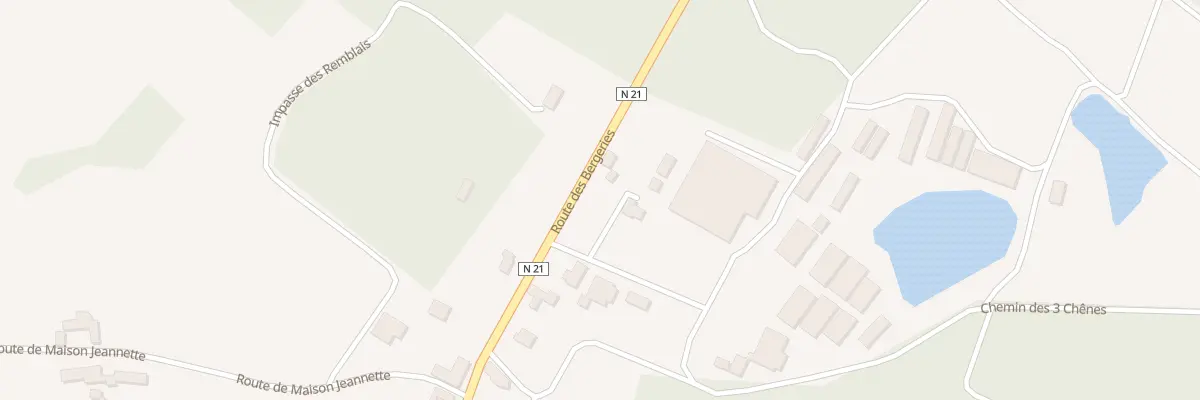 Plan du 87 L’Etang des Trois Chenes à Douville