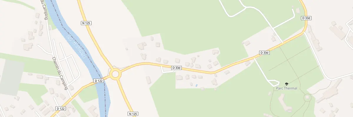 Plan du 22 Av des Thermes à Barbazan