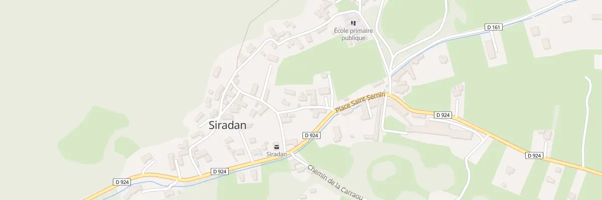 Plan du 12 Che de l’Anglade à Siradan