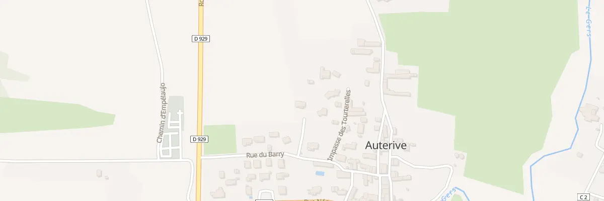 Plan du 5304 Rue du Barry à Auterive