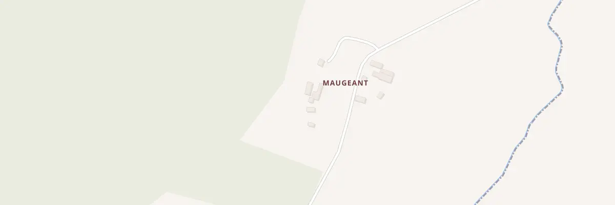 Plan du 2 Rte de Maugeant à Monthoiron