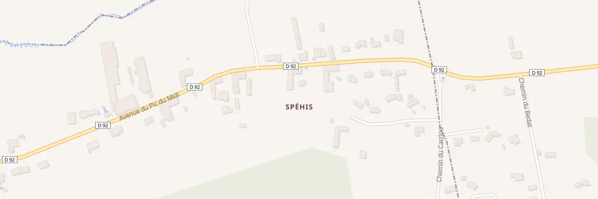 Plan du 57 Spehis à Clarac