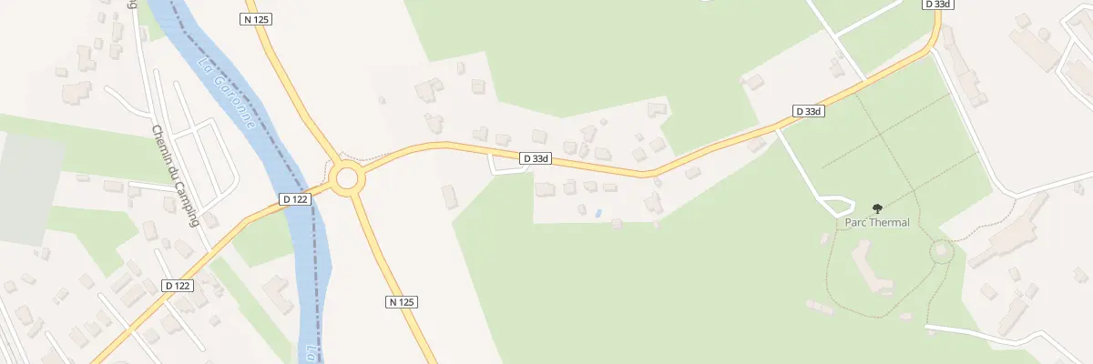 Plan du 15 Av des Thermes à Barbazan