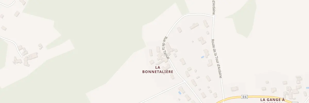 Plan du 17 Rue de la Tenue à Bonnes