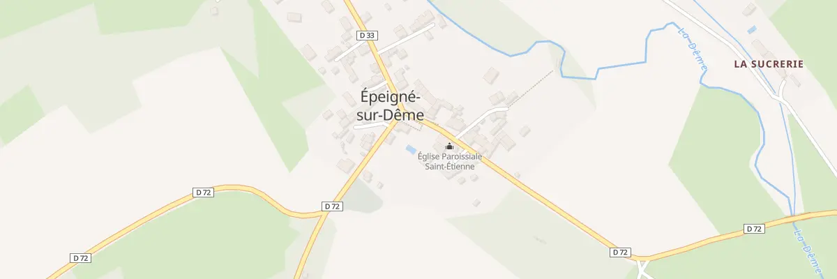 Plan du 1 Pl Saint-Etienne à Épeigné-sur-Dême