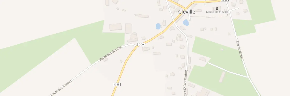 Plan du 691 Rue de la Mairie à Cléville