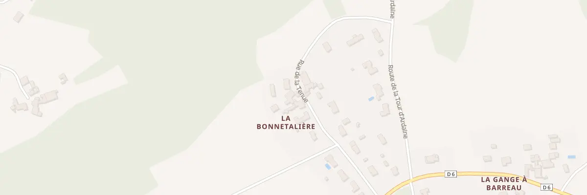 Plan du 13 Rue de la Tenue à Bonnes