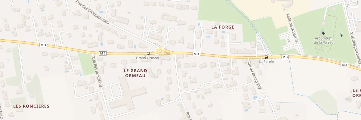 Plan du 1 Rue du Morier à Fondettes