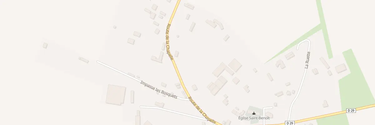 Plan du 258 Rte de la Chapelle à Cléville