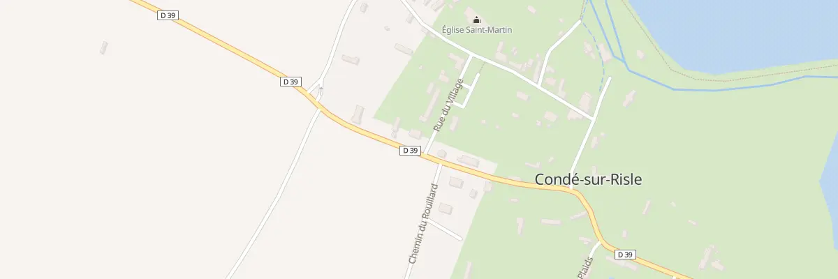 Plan du 1 Rue du Village à Condé-sur-Risle