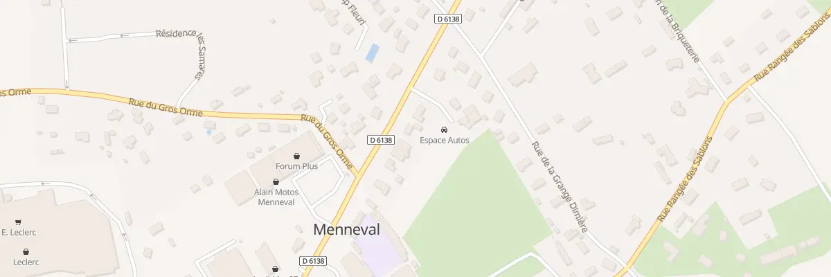 Plan du 18 Rte de Rouen à Menneval