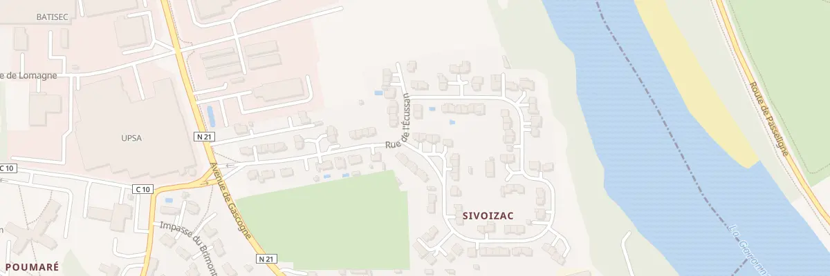 Plan du 1 Rue Gaston Canié au Passage