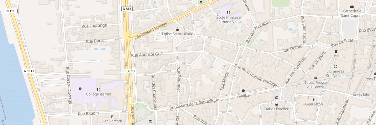 Plan du 5 Rue des Trois-Gonelles à Agen