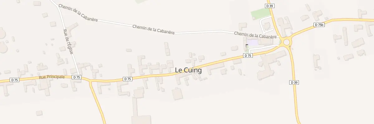 Plan du 12 Rue Principale au Cuing