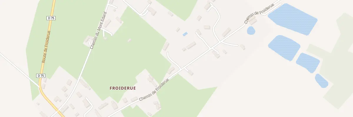 Plan du 305 Che de Froiderue à Ourville-en-Caux