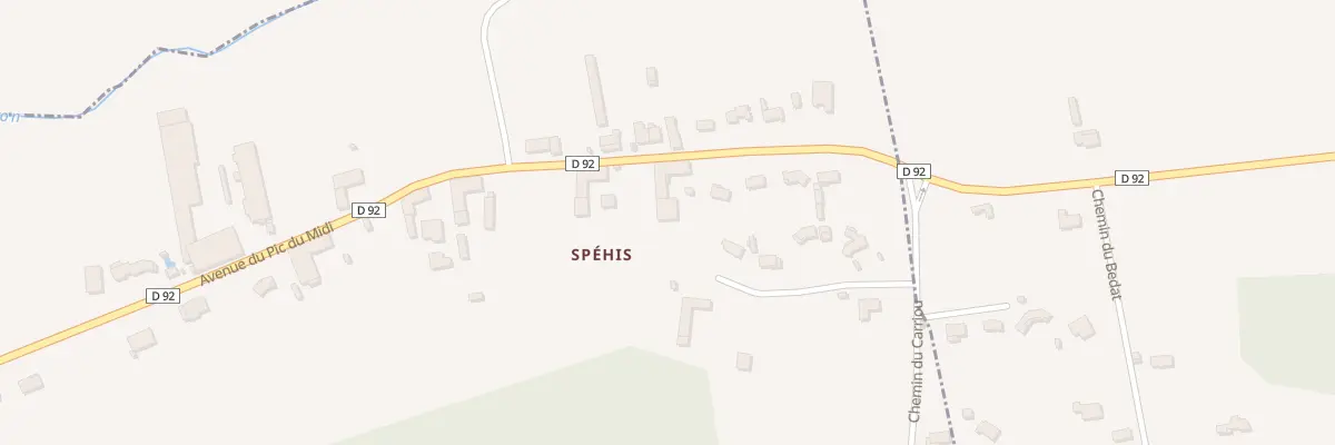 Plan du 54 Spehis à Clarac