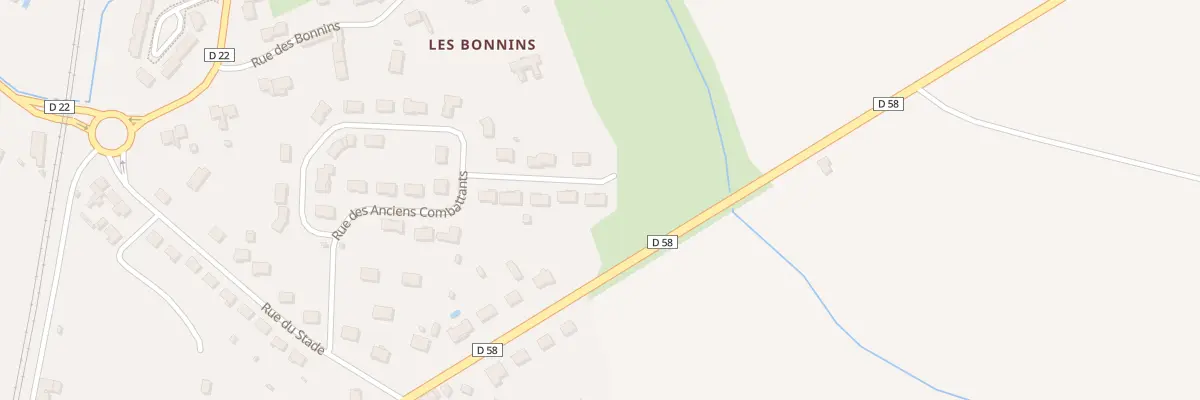 Plan du 25 Rue des Anciens Combattants à Dangé-Saint-Romain