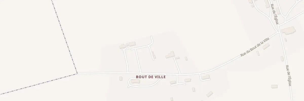 Plan du 460 Rue du Bout de la Ville à Thiouville