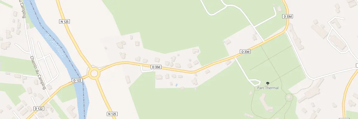 Plan du 16 Av des Thermes à Barbazan