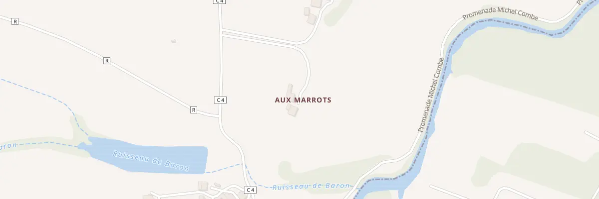 Plan du 5117 Aux Marrots à Roquelaure
