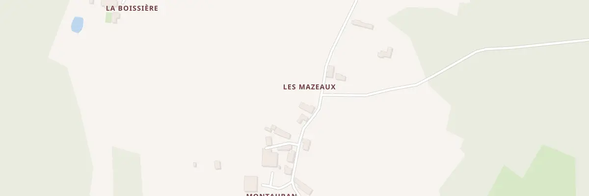 Plan du 53 Les Mazeaux Ouest à Beauregard-et-Bassac