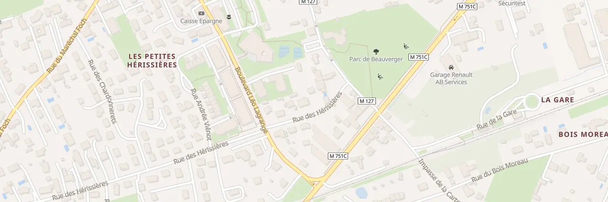 Plan du 3 Rue des Herissières à Ballan-Miré