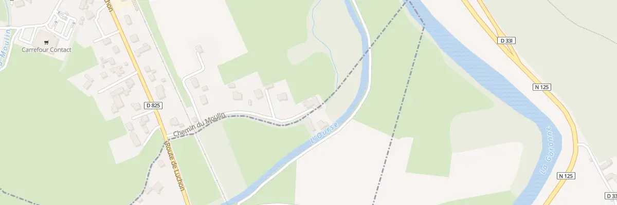 Plan du 9 Che Lafforgue à Izaourt