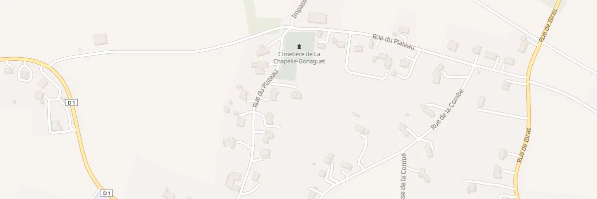 Plan du 270 Rue du Plateau à La Chapelle-Gonaguet