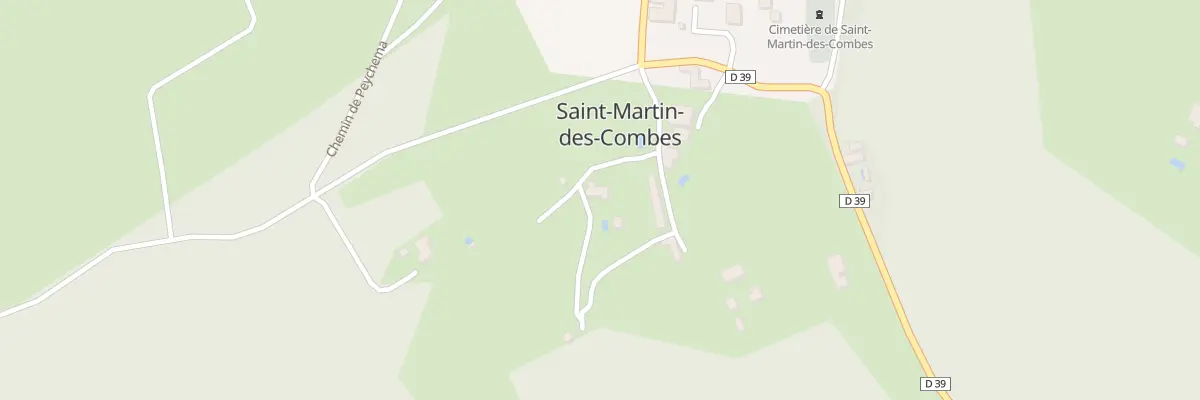 Plan du 3 Le Bourg Ouest à Saint-Martin-des-Combes