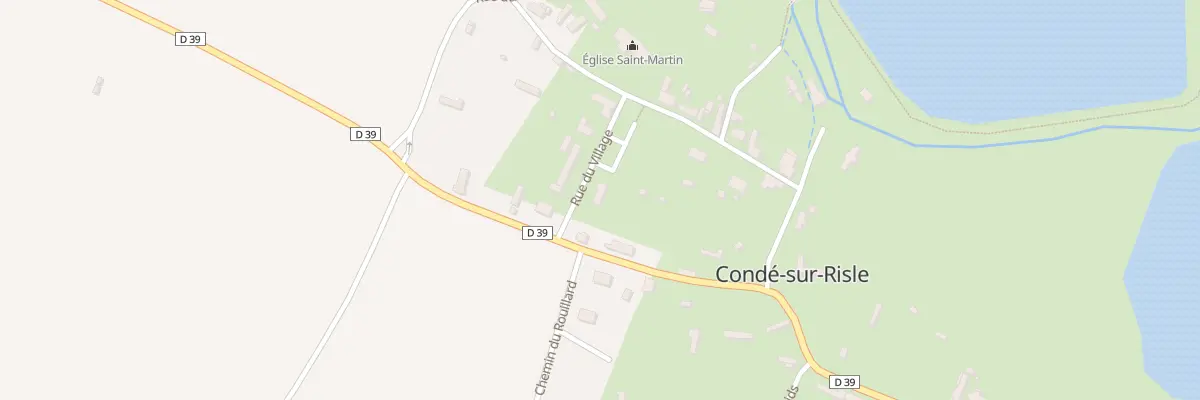 Plan du 2 Rue du Village à Condé-sur-Risle