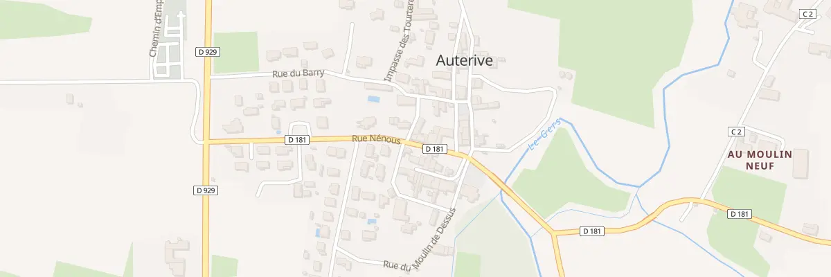 Plan du 9999 Che de Ronde à Auterive