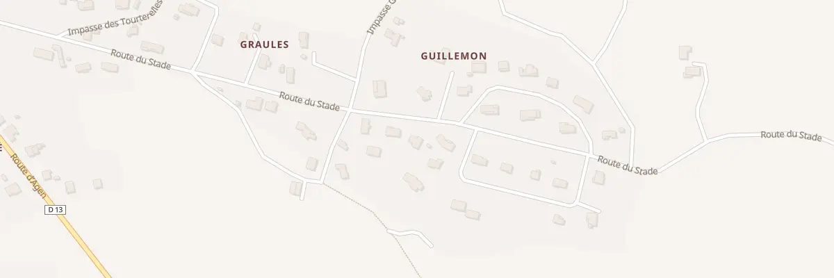 Plan du 5001F Guillemon Haut à Laugnac