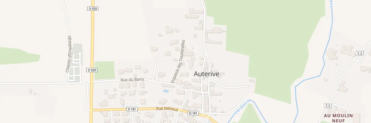 Plan du 13 Rue de Las Pachères à Auterive