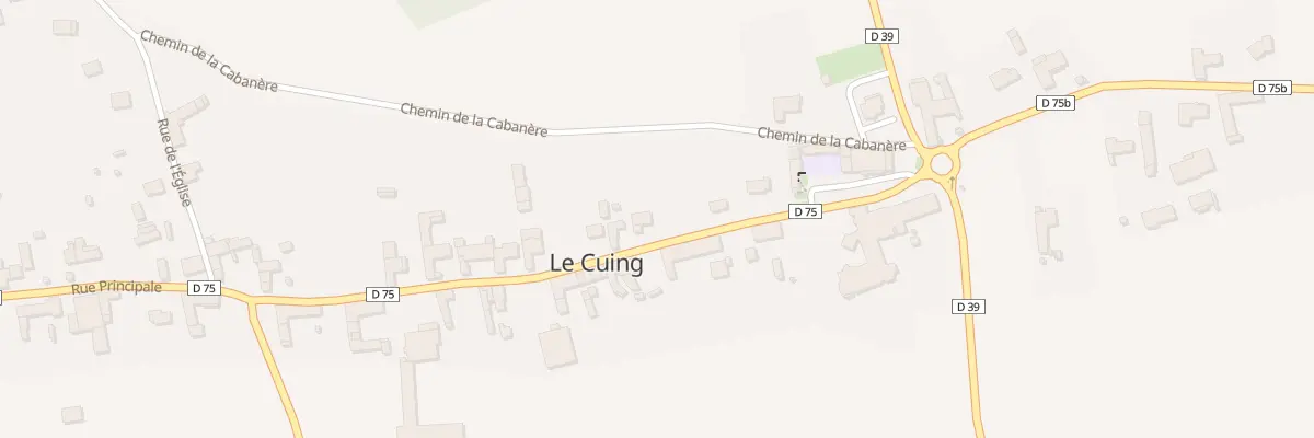 Plan du 8 Rue Principale au Cuing