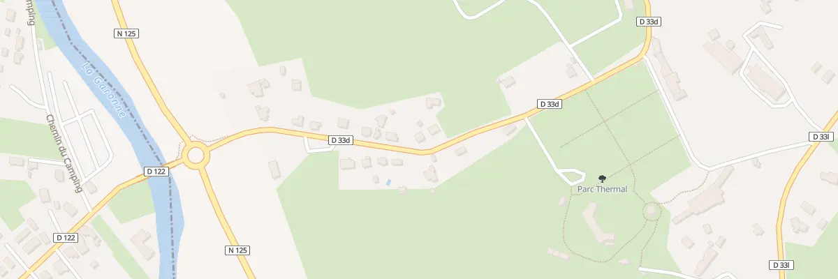 Plan du 12 Av des Thermes à Barbazan