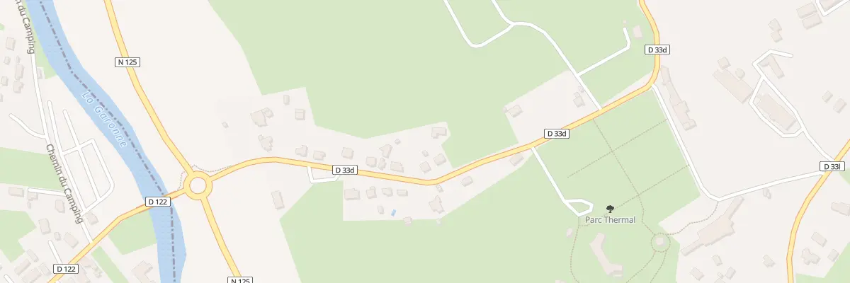 Plan du 14 Av des Thermes à Barbazan