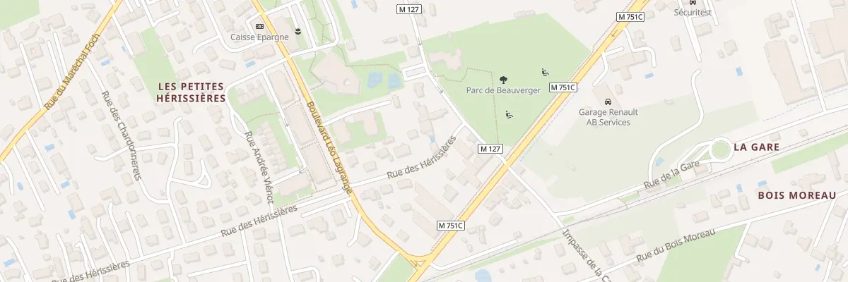Plan du 1 Rue des Herissières à Ballan-Miré