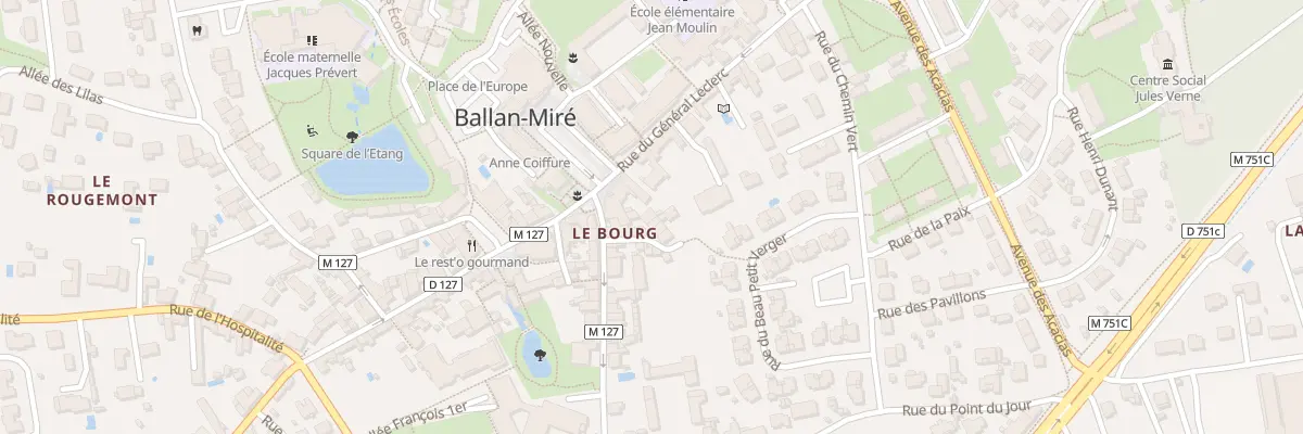 Plan du 5563 Crs aux Boeufs à Ballan-Miré