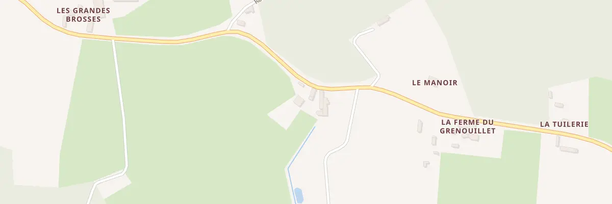 Plan du 5023 Le Grenouillet à Bouër