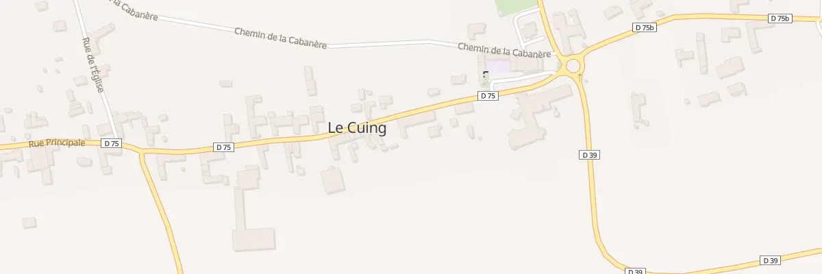 Plan du 5 Rue Principale au Cuing