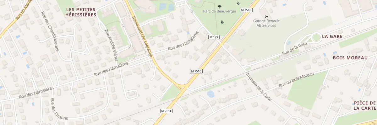Plan du 2 Rue des Herissières à Ballan-Miré