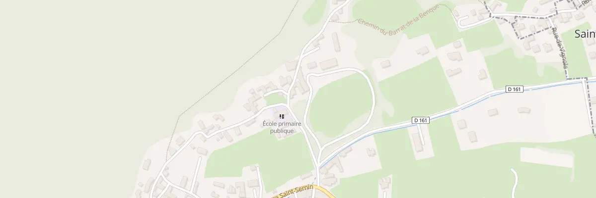 Plan du 2 Che du Barat de la Benque à Siradan