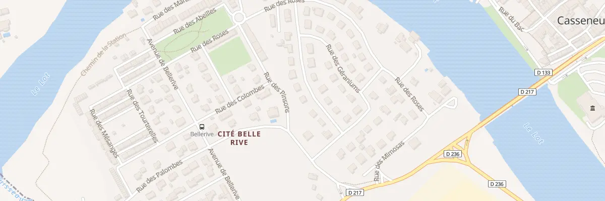 Plan du 16 Rue des Violettes à Casseneuil