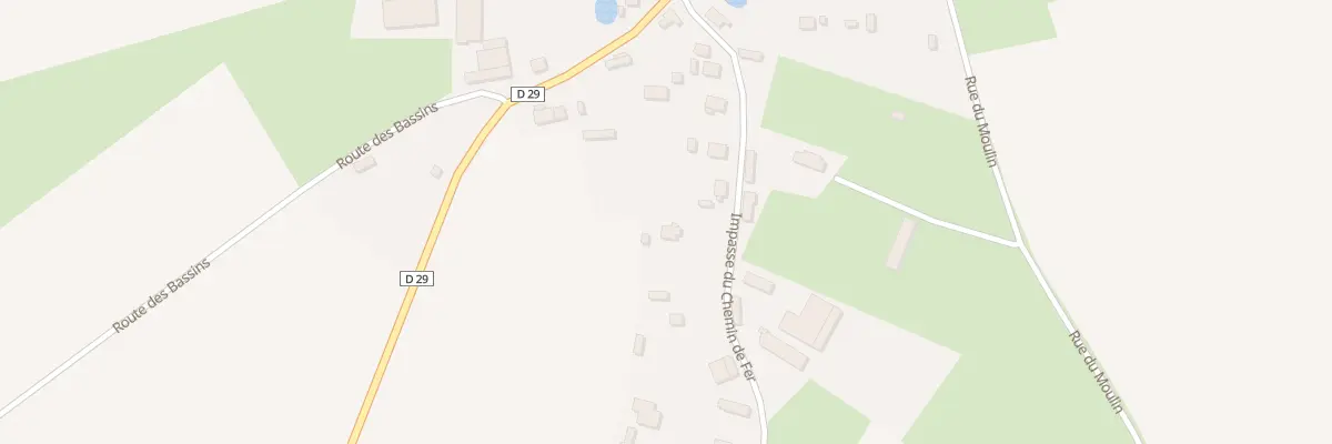 Plan du 220 Imp du Chemin de Fer à Cléville
