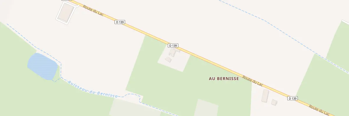Plan du 1100 Rte du Lac à Bézues-Bajon