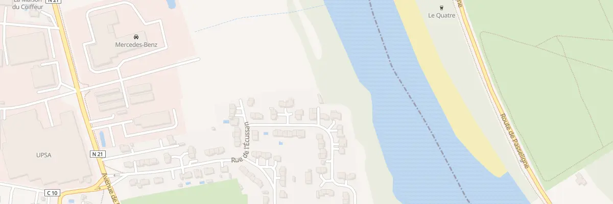 Plan du 90 Rue Gaston Canié au Passage