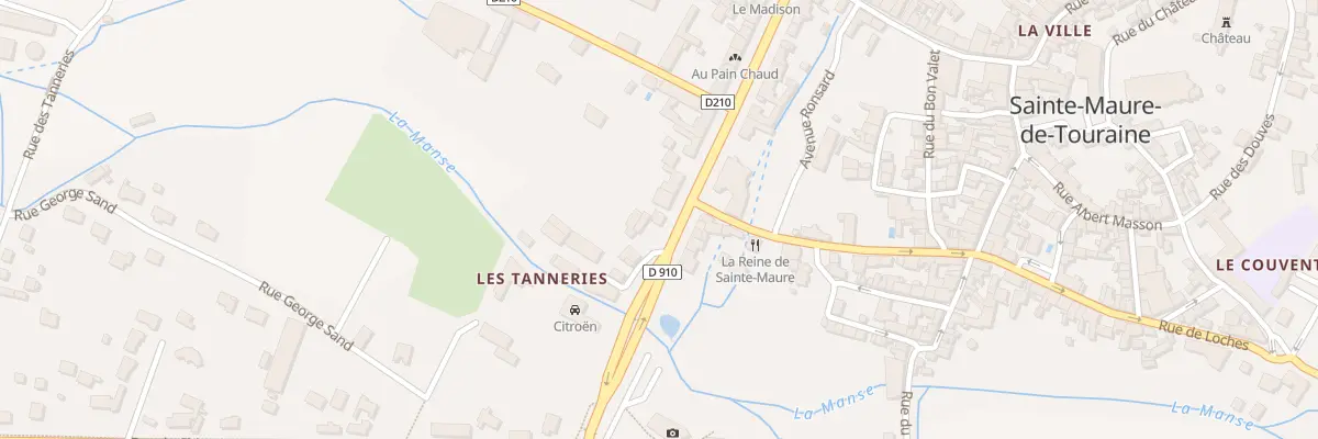 Plan du 74 Av du Gen de Gaulle à Sainte-Maure-de-Touraine