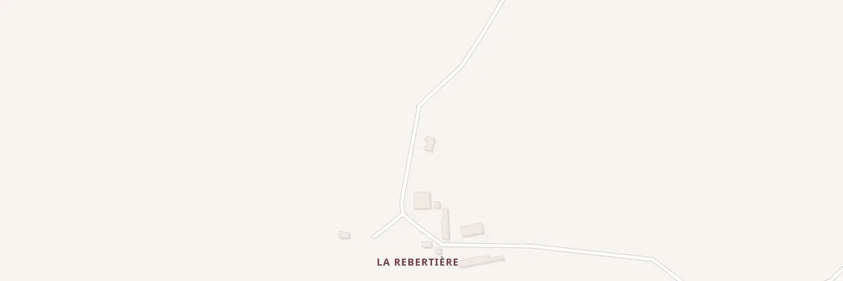 Plan du 5000 La Rebertière à Queaux