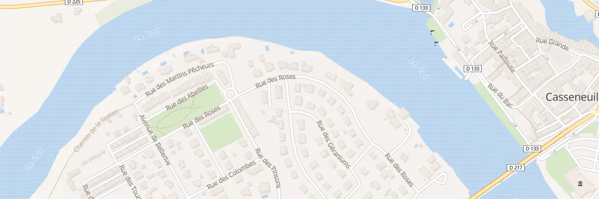 Plan du 3 Rue des Violettes à Casseneuil