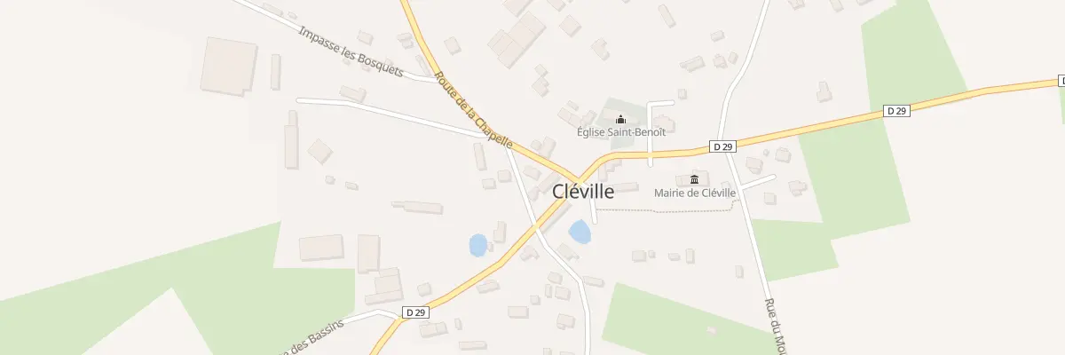 Plan du 49 Rte de la Chapelle à Cléville
